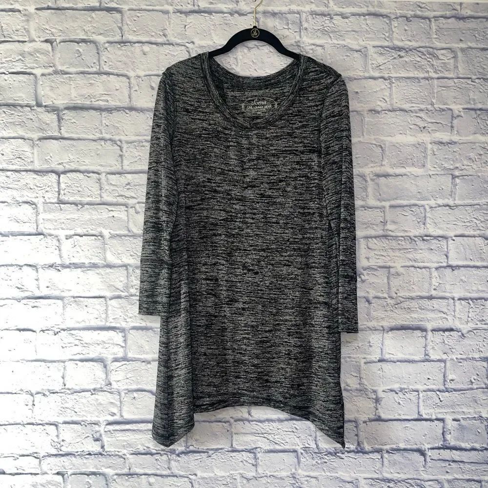 Soma heathered gray tunic top